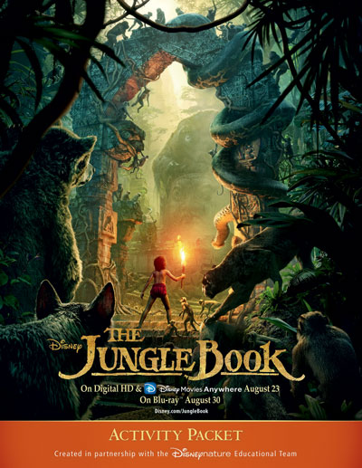 The Jungle Book Giveaway + Free Activity Worksheet Downloads - Books: A ...